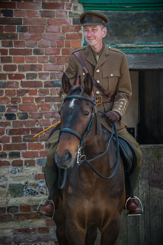 WW! Officer on Horseback Dorset